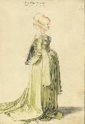 Albrecht Durer A Nuremberg Lady Dressed to go to a Dance oil painting picture wholesale